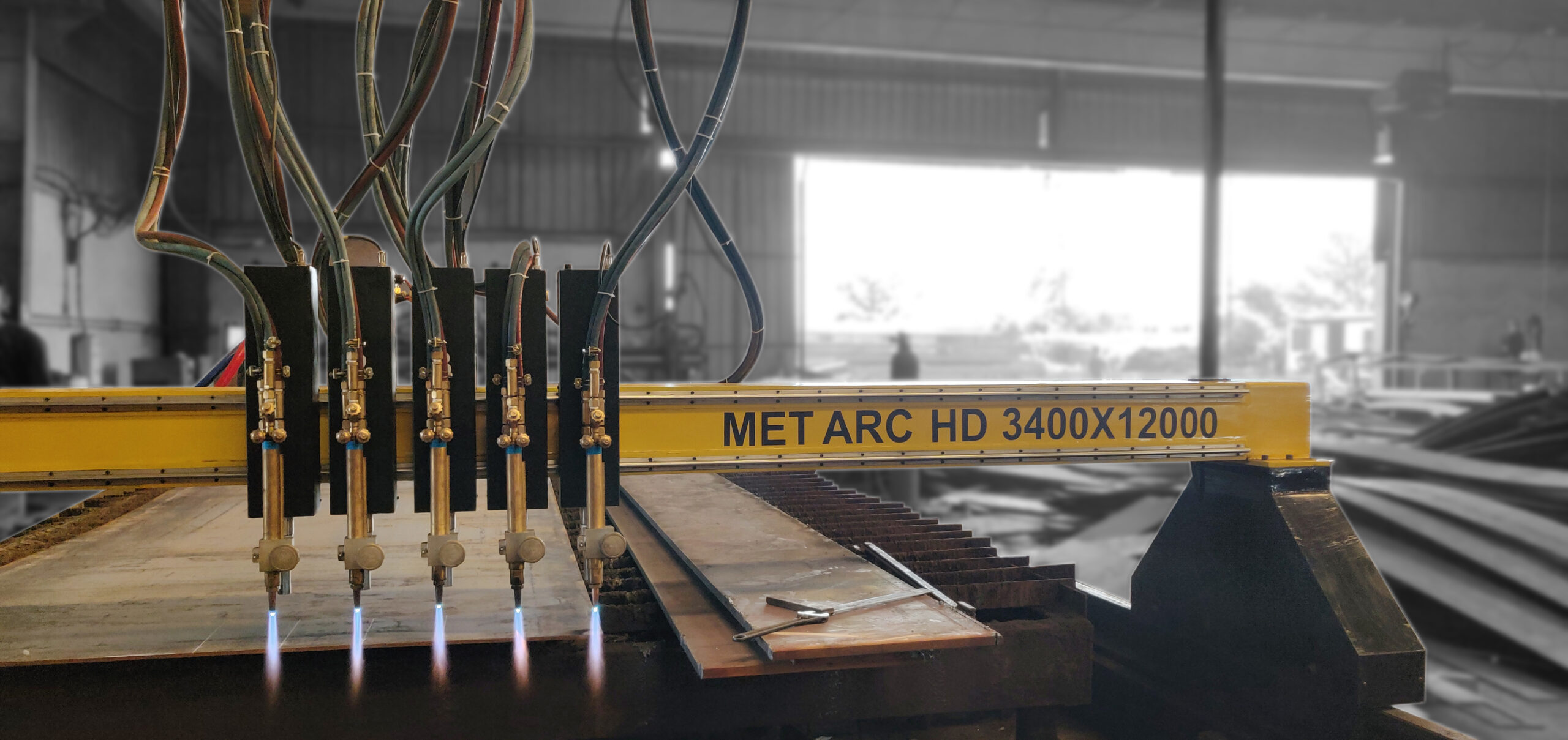 Multi Torch CNC Plate Cutting Machine