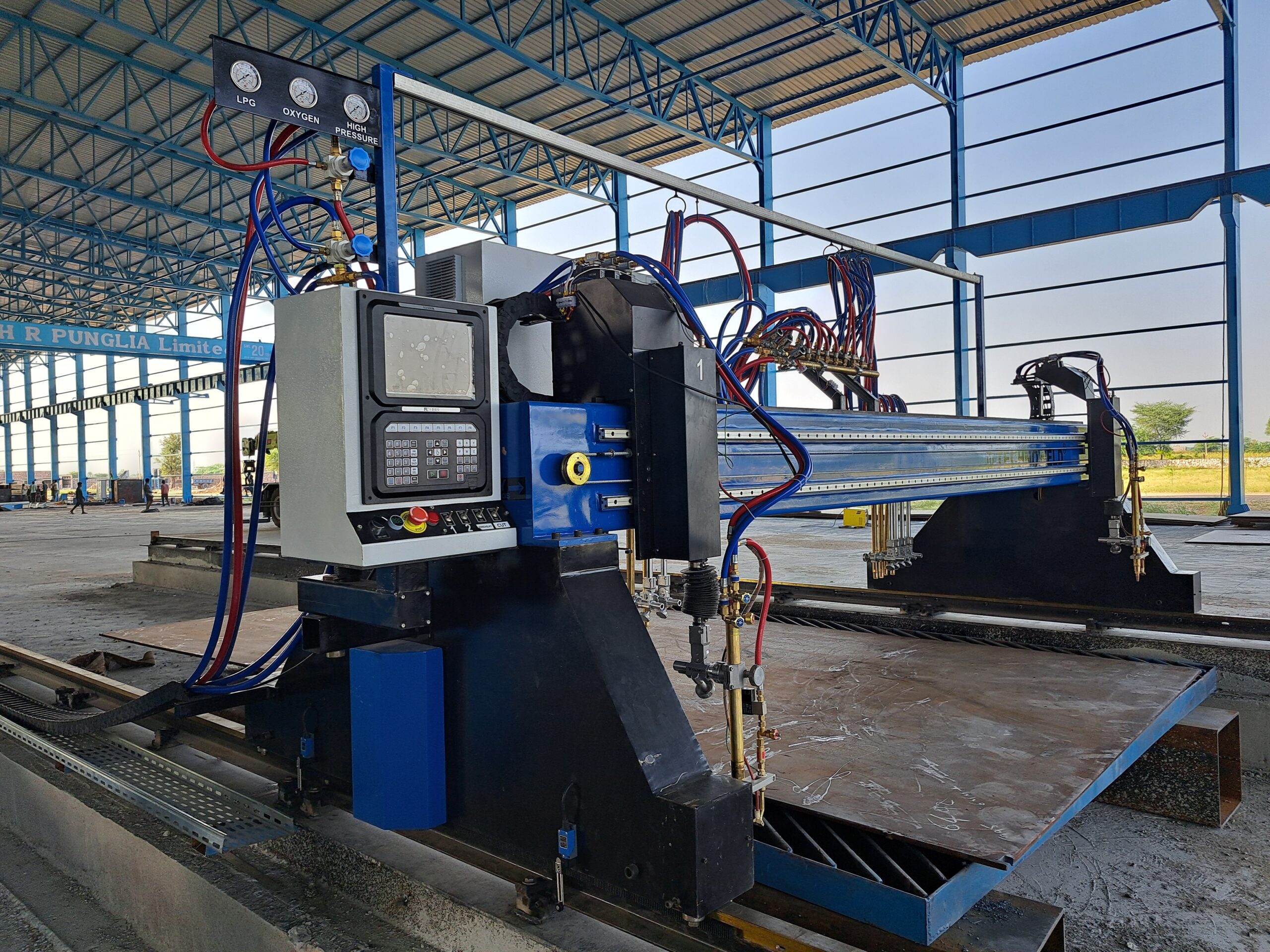 Multi Torch CNC Plate Cutting Machine