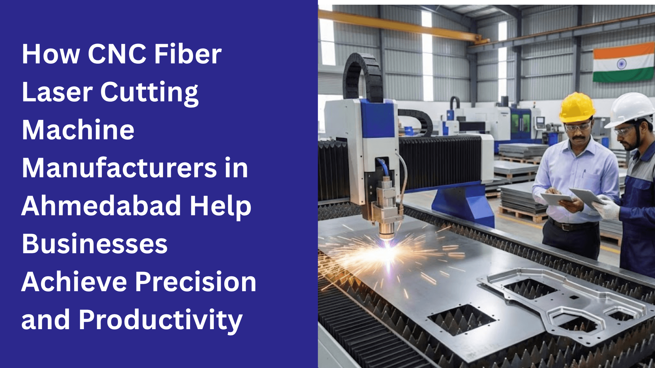 How CNC Fiber Laser Cutting Machine Manufacturers in Ahmedabad Help Businesses Achieve Precision and Productivity