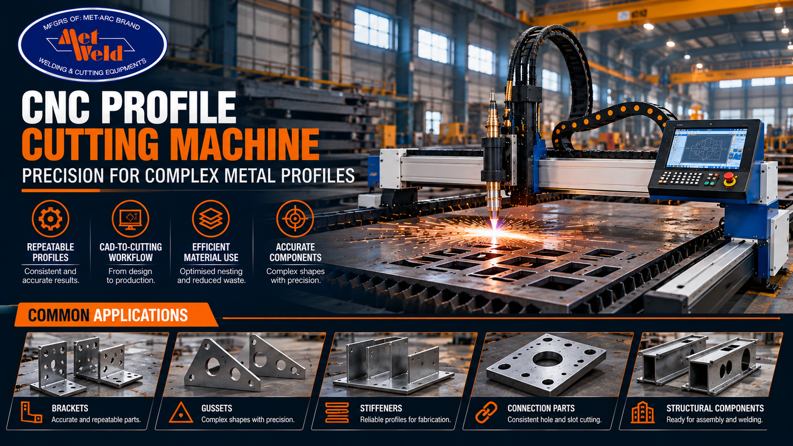 CNC Profile Cutting Machine: Precision for Complex Metal Profiles