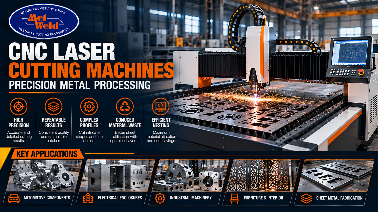 CNC Laser Cutting Machines for Precision Metal Processing